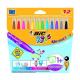 FLAMASTRY BIC KID COULEUR BABY - 12 szt.