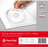 KIESZENIE SAMOPRZYLEPNE PVC NA PŁYTĘ CD / DVD 120 X 120 MM PANTA PLAST - 25 szt.