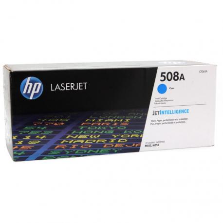 Toner HP 508A do Color LaserJet M552/553 | 5 000 str. | cyan