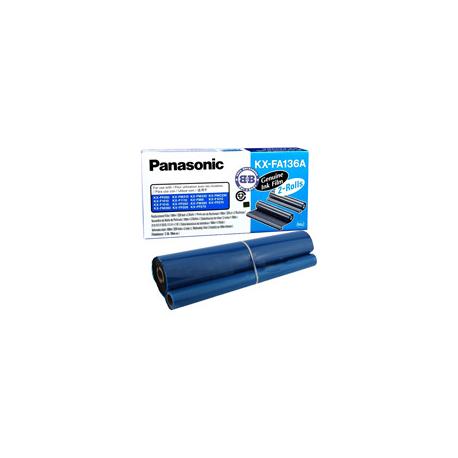 Folia Panasonic do faksów KX-F1110/1015 KX-FP121/131PD | 2 x 330 str. | black