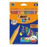 Kredki ołówkowe BiC Kids Evolution Stripes 18 kolo