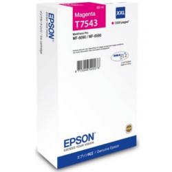Tusz Epson T7543 XXL do WorkForce Pro WF-8590DWF | 7000 str. | 69 ml | magenta