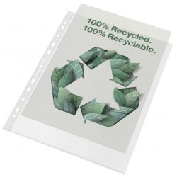 Koszulki Esselte Recycled Maxi A4+/100µm groszkowe (100)