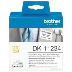 Etykieta Brother czarna na białym | 260 etykiet/rolka | 60x 86 mm | DK11234
