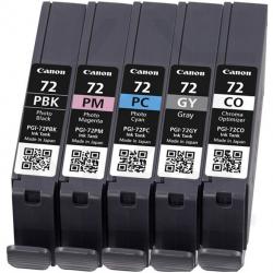 Tusz Canon PGI72 MultiPack do Pixma PRO-10 | PBK/GY/PM/PC/CO | 5szt