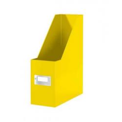 Pojemnik kartonowy Leitz WOW C&S A4 10 cm, żółty