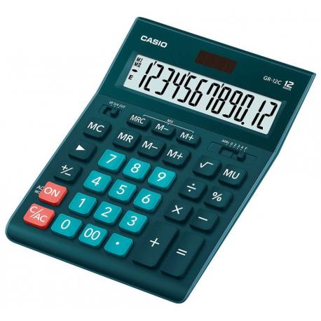 Kalkulator Casio GR-12C, TURKUSOWY