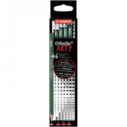 Ołówki Stabilo Othello Arty Hard (2x2H 2x3H 2x4H)