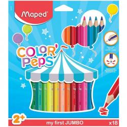 Kredki Maped Color&039Peps Jumbo Early Age 18 kolorów