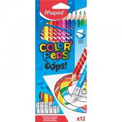 Kredki Maped Color&039Peps Oops! 12 kolorów