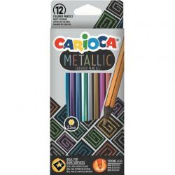 Kredki ołówkowe Carioca Metallic 12 kolorów