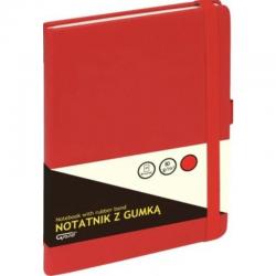 Notatnik Grand A6/80k kratka czerwony