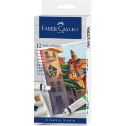 Farby olejne Faber-Castell Creative Studio 12 kolorów