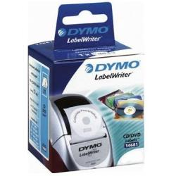 Etykiety Dymo LabelWriter śr.57 (CD/DVD) białe (160)