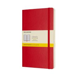 Notes Moleskine Classic L (13x21cm) kratka czerwony