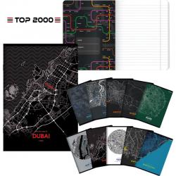 Zeszyt Top 2000 Monochrome Mapping A5/80k linia