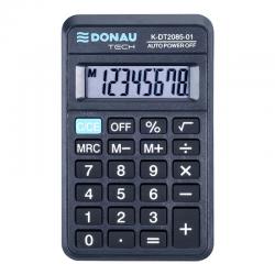 Donau Kalkulator kieszonkowy K-DT2085-01 czarny, wyświetlacz 11.4 cm