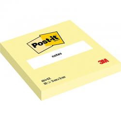 Karteczki Post-it 76x76mm (654) żółte (100)
