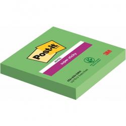 Karteczki Post-it Super Sticky 76x76mm (654-6SS-GRN) zielone (90)