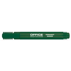 Marker permanentny Office Products 1-3mm okragły zielony