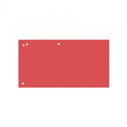 Przekładki kartonowe Office Products 1/3 A4 czerwone (100)
