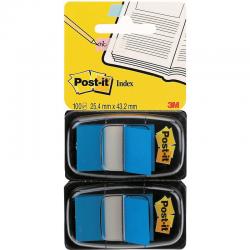 Zakładki Post-it 25.4x43.2mm niebieskie (2x50)