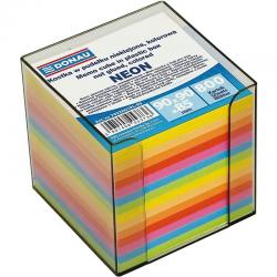 Kostka papierowa w pojemniku Donau 95x95x95mm nieklejona kolor