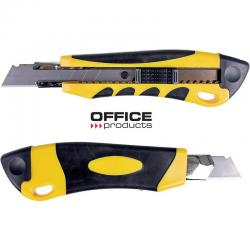 Nóż do papieru Office Products Professional 18mm/100mm żółto-czarny