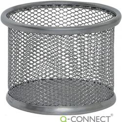 Przybornik na biurko Q-Connect metalowy srebrny