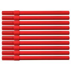 Flamastry Office Products 1.0mm czerwone (10)